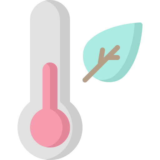 temperatura bqlqn Flat ikona