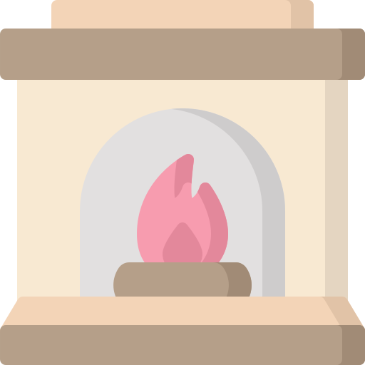 Fireplace bqlqn Flat icon