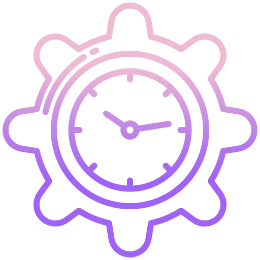 Time Icongeek26 Outline Gradient icon