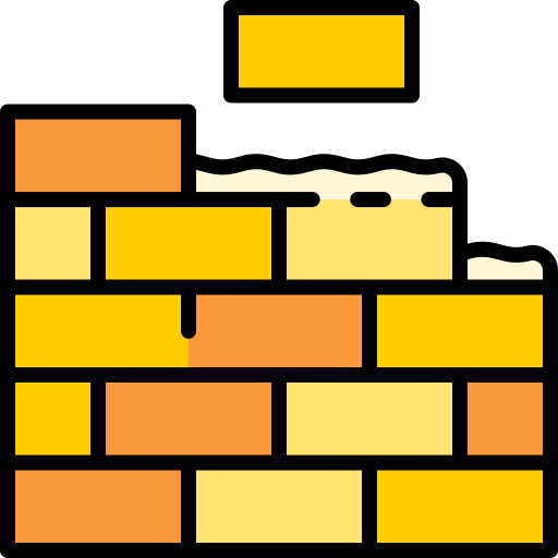 Bricks Good Ware Lineal Color icon