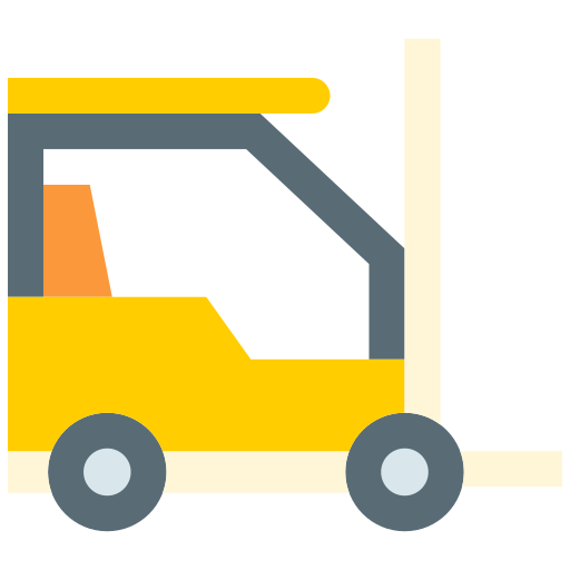 Forklift Good Ware Flat icon