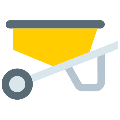 Wheelbarrow Good Ware Flat icon