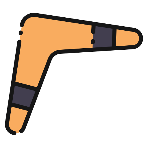 boomerang Good Ware Lineal Color icon