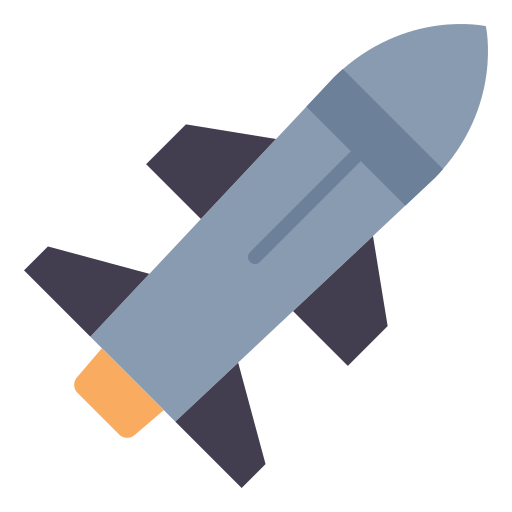 Rocket Good Ware Flat icon