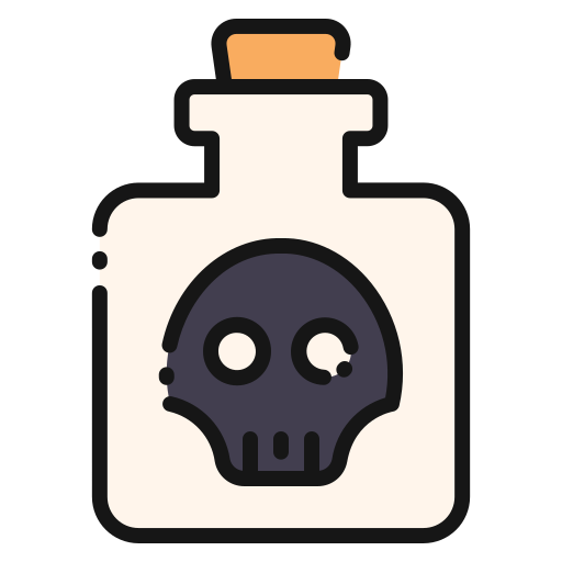 Poison Good Ware Lineal Color icon