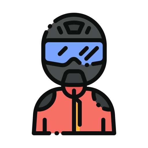 Мотоциклист Good Ware Lineal Color иконка