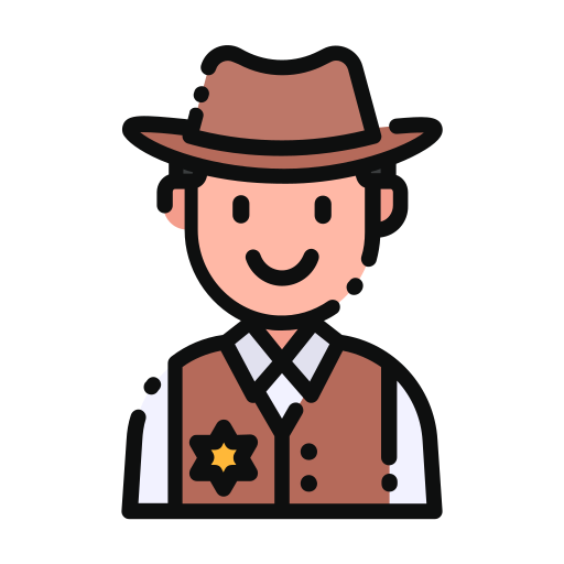 sheriff Good Ware Lineal Color icon