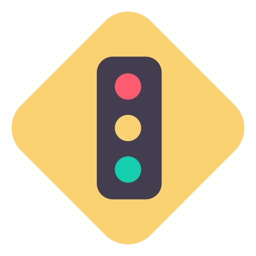 Traffic light Good Ware Flat icon