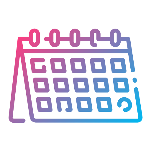 カレンダー Good Ware Gradient icon