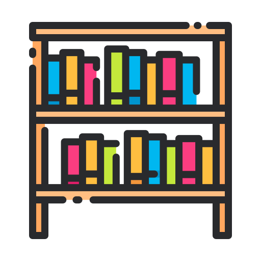 biblioteca Good Ware Lineal Color icono