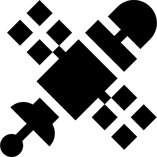 satellite Basic Straight Filled Icône