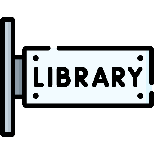 도서관 Special Lineal color icon