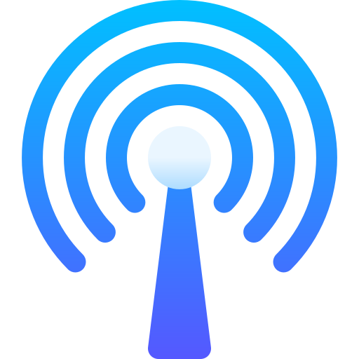 antena Basic Gradient Gradient ikona
