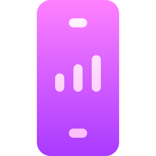 téléphone Basic Gradient Gradient Icône