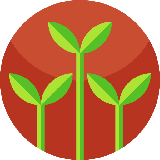 Sprouts Geometric Flat Circular Flat icon