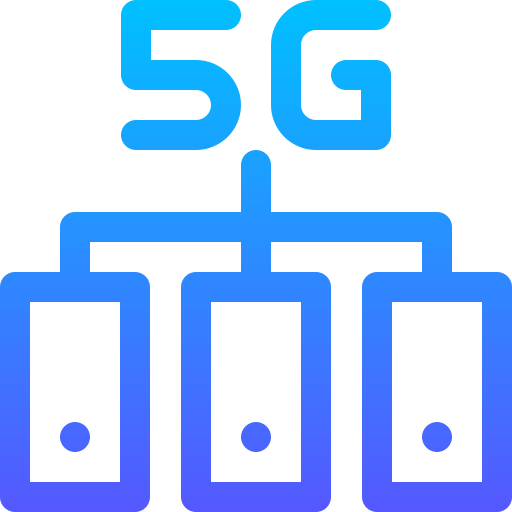 5g Basic Gradient Lineal color icono