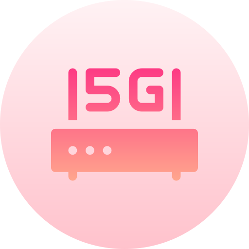 router Basic Gradient Circular icon