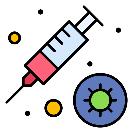 vacuna Generic Outline Color icono