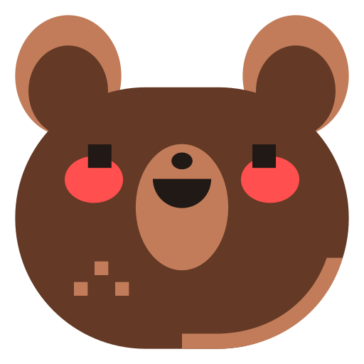 медведь Generic Flat иконка