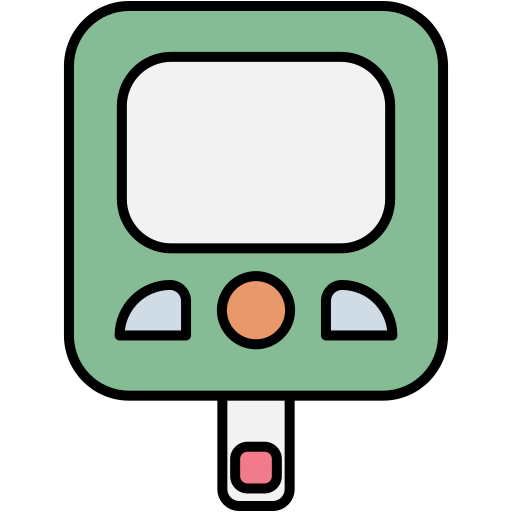 血糖計 Generic Outline Color icon