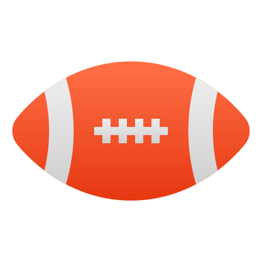 Rugby ball Andinur Flat Gradient icon