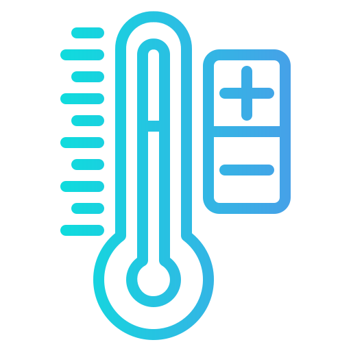 controllo della temperatura Generic Gradient icona