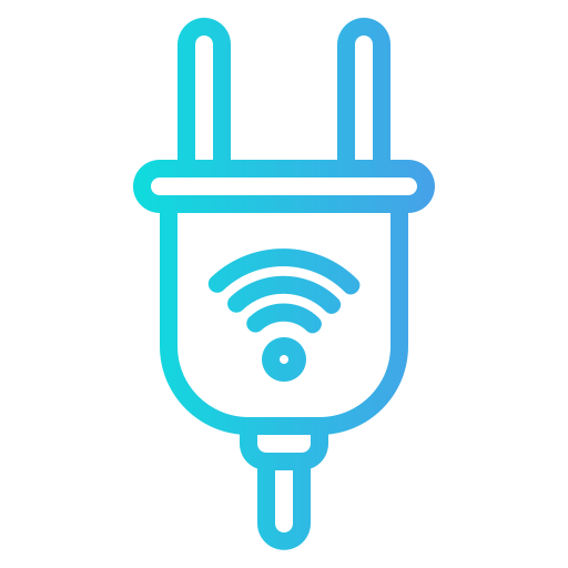 smart plug Generic Gradient icon
