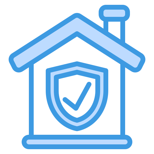seguridad de casa Generic Blue icono