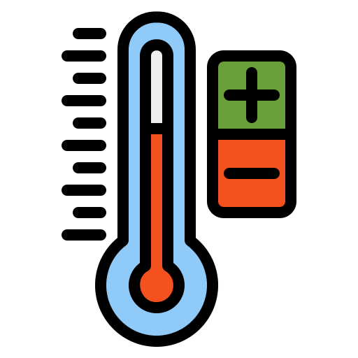Контроль температуры Generic Outline Color иконка