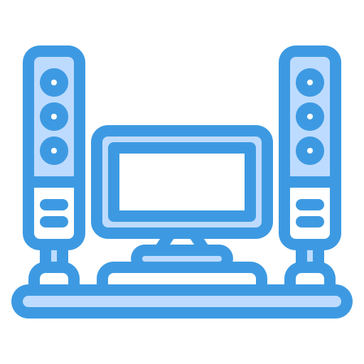 Home theater Generic Blue icon