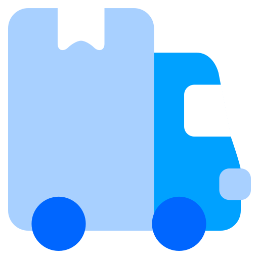 caminhão de entrega Generic Blue Ícone