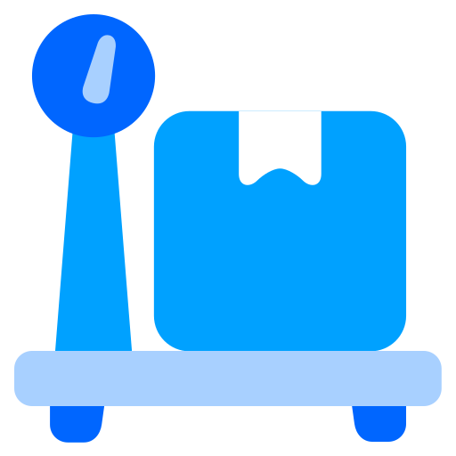 escala de peso Generic Blue icono