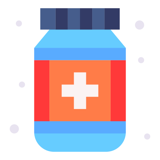 Medication bottle Generic Flat icon