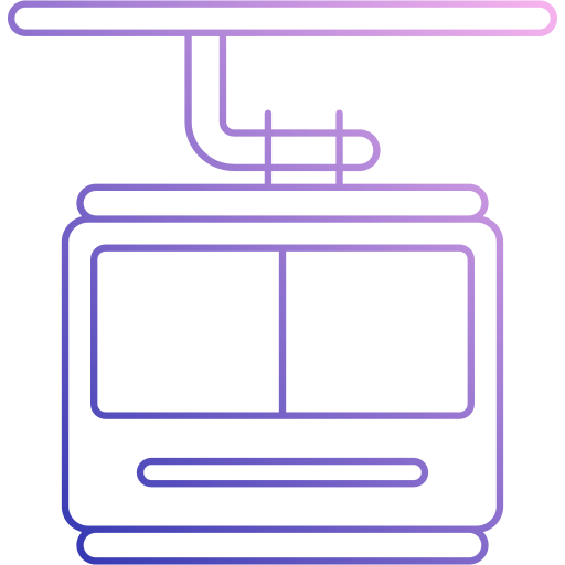 cabina de teleférico Generic Gradient icono