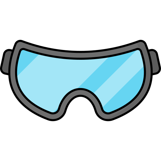 gafas de esquí Generic Outline Color icono