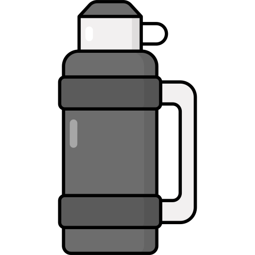Water flask Generic Outline Color icon
