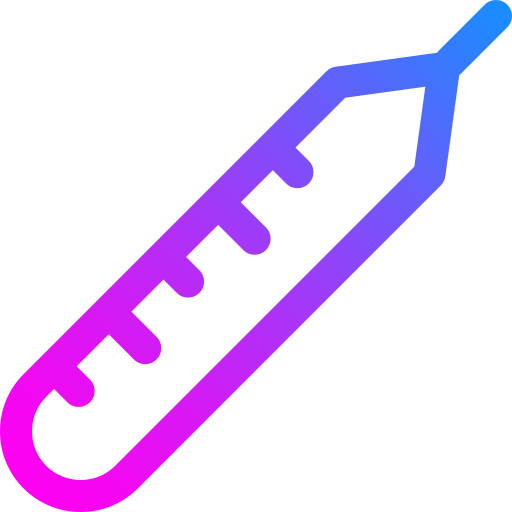 thermomètre Generic Gradient Icône