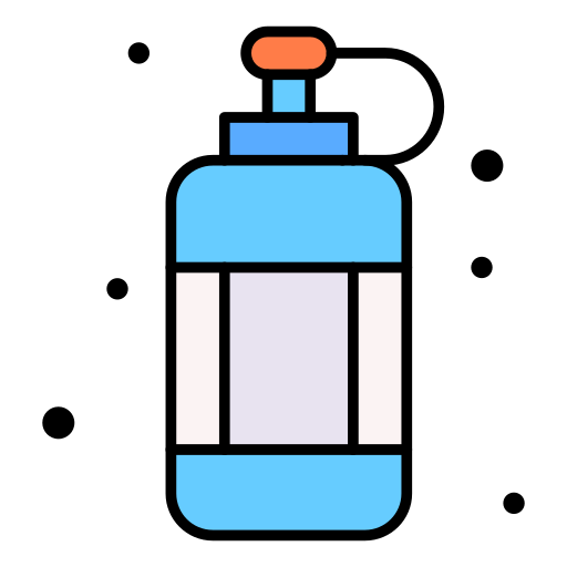 garrafa de agua Generic Outline Color Ícone