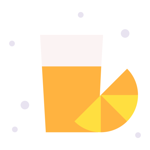 sok pomarańczowy Generic Flat ikona