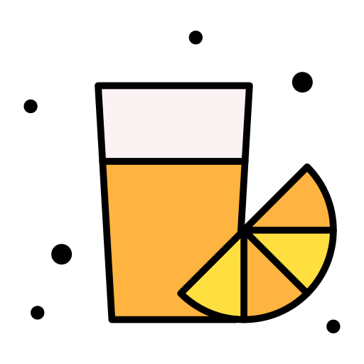 sinaasappelsap Generic Outline Color icoon