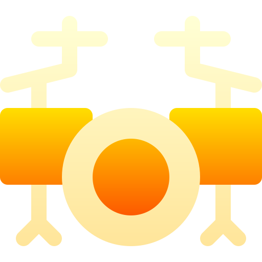 Drum set Basic Gradient Gradient icon