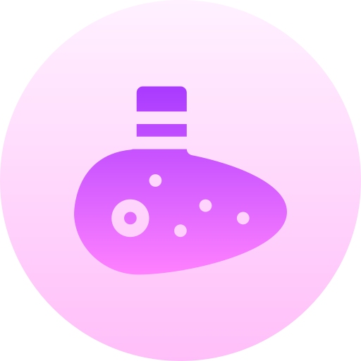 오카리나 Basic Gradient Circular icon