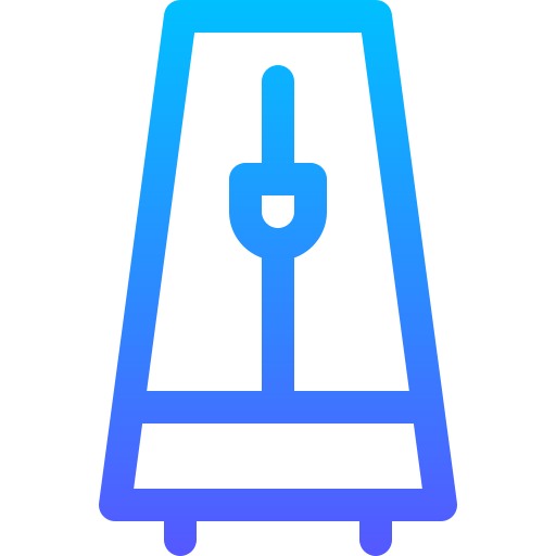 metronom Basic Gradient Lineal color ikona