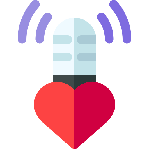 podcast Basic Rounded Flat icona