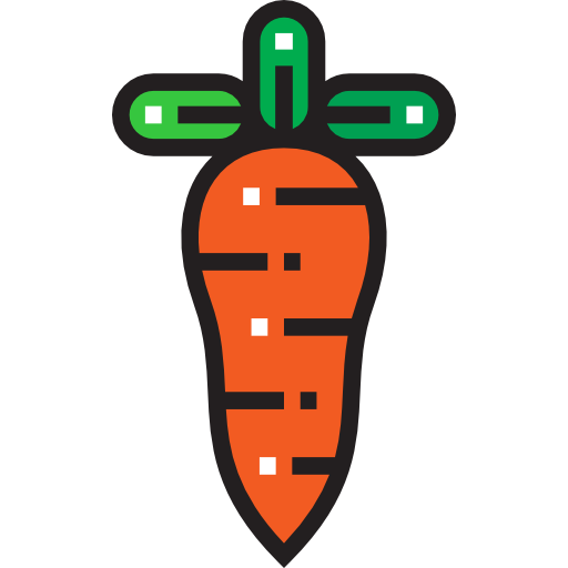 Морковь Detailed Straight Lineal color иконка