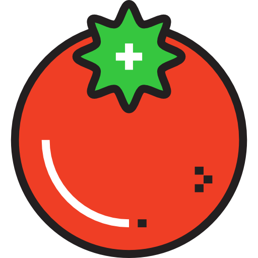 トマト Detailed Straight Lineal color icon