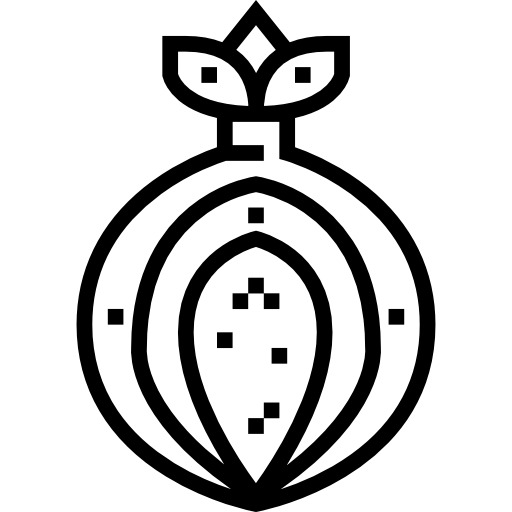 cebula Detailed Straight Lineal ikona