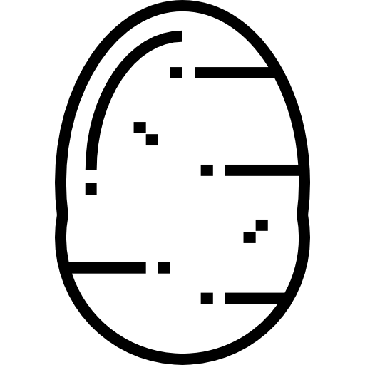 ziemniak Detailed Straight Lineal ikona