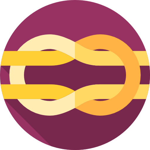 knoten Flat Circular Flat icon