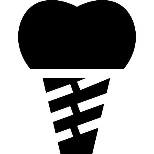 Зуб Basic Straight Filled иконка